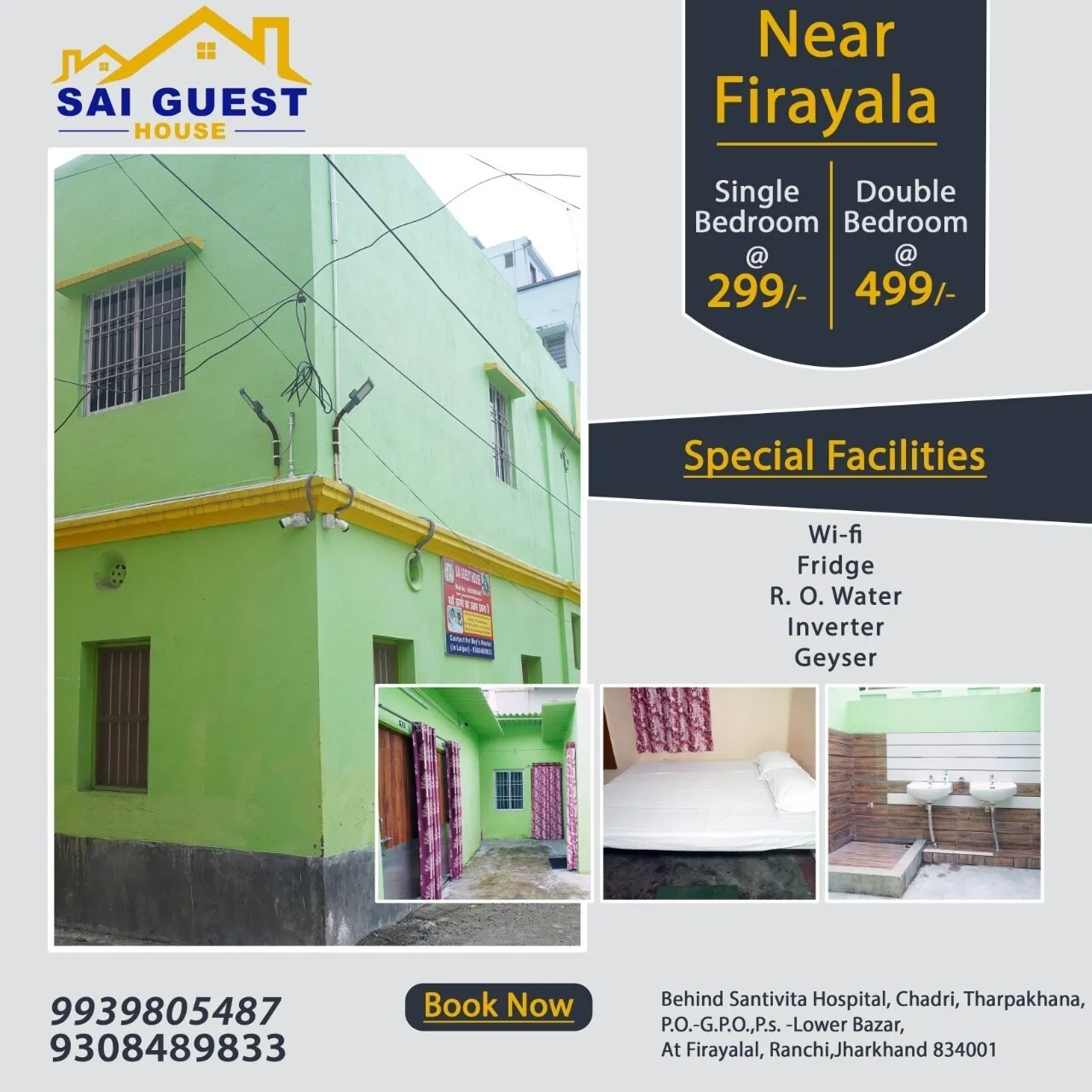 Sai Guest House in Ranchi