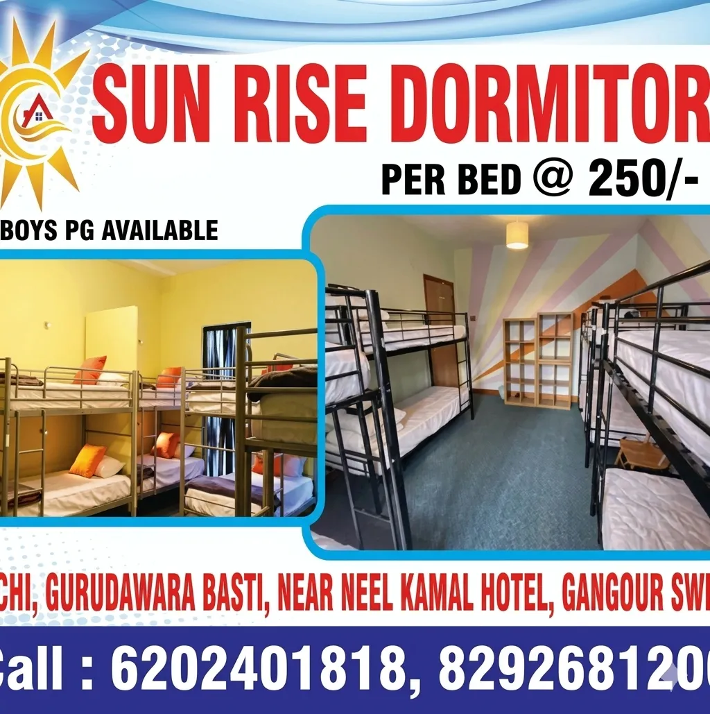Sunrise Dormitory and Boys Pg in Jamshedpur