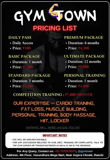 Gym Town in Ranchi